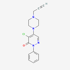 4-Chloro-2-phenyl-5-[4-(prop-2-yn-1-yl)piperazin-1-yl]-2,3-dihydropyridazin-3-one