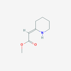 molecular formula C8H13NO2 B2574628 Methoxycarbonylmethylenepiperidine CAS No. 264217-34-7