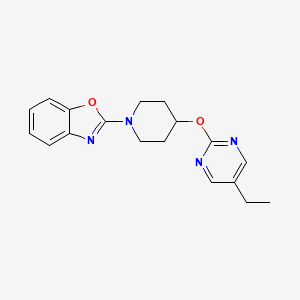 2-[4-(5-Ethylpyrimidin-2-yl)oxypiperidin-1-yl]-1,3-benzoxazole