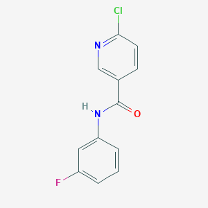 6-Chloro-N-(3-fluorophenyl)pyridine-3-carboxamide