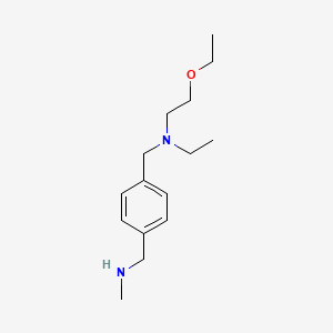 2-ethoxy-N-ethyl-N-[[4-(methylaminomethyl)phenyl]methyl]ethanamine