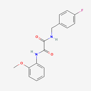 N-(4-fluorobenzyl)-N'-(2-methoxyphenyl)ethanediamide