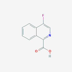 molecular formula C10H6FNO2 B2574774 4-Fluoroisoquinoline-1-carboxylic acid CAS No. 2225878-70-4
