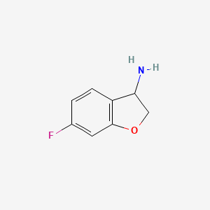 6-Fluoro-2,3-dihydrobenzofuran-3-amine