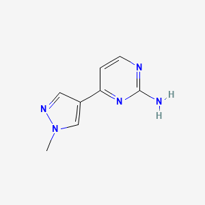 4-(1-methyl-1H-pyrazol-4-yl)pyrimidin-2-amine