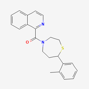 Isoquinolin-1-yl(7-(o-tolyl)-1,4-thiazepan-4-yl)methanone