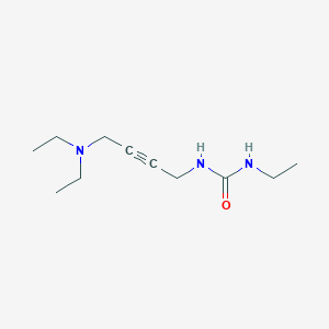 molecular formula C11H21N3O B2574854 1-(4-(二乙氨基)丁-2-炔-1-基)-3-乙基脲 CAS No. 1421443-43-7