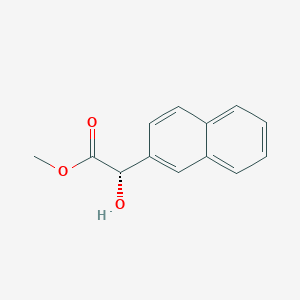molecular formula C13H12O3 B2574887 Methyl (2S)-2-hydroxy-2-naphthalen-2-ylacetate CAS No. 917254-20-7