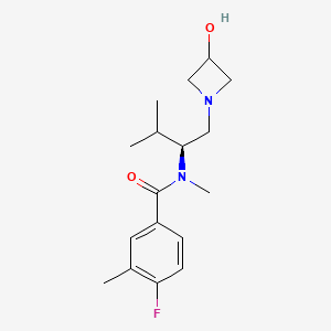 molecular formula C17H25FN2O2 B2574897 CCR2 antagonist 3 CAS No. 1380100-86-6