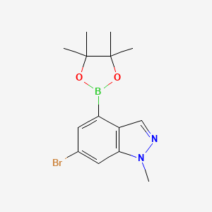 6-Bromo-1-methylindazole-4-boronic acid pinacol ester