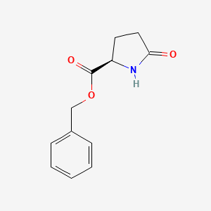 molecular formula C12H13NO3 B2575051 (R)-苄基 5-氧代吡咯烷-2-羧酸酯 CAS No. 261951-61-5