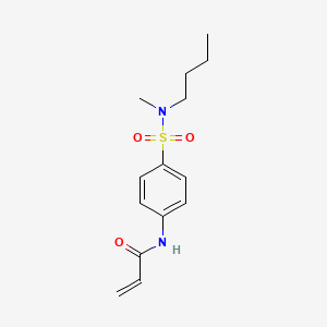 N-[4-[Butyl(methyl)sulfamoyl]phenyl]prop-2-enamide