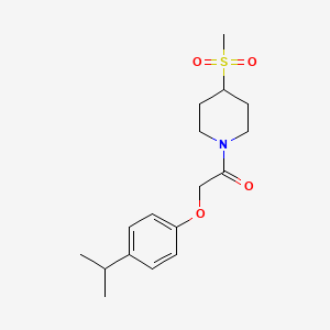 2-(4-Isopropylphenoxy)-1-(4-(methylsulfonyl)piperidin-1-yl)ethanone