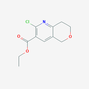 Ethyl 2-chloro-7,8-dihydro-5H-pyrano[4,3-b]pyridine-3-carboxylate