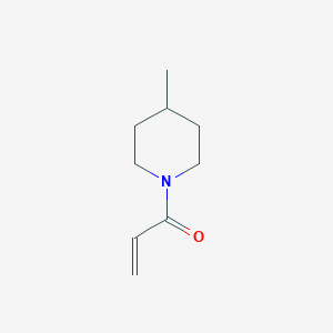 molecular formula C9H15NO B2575216 1-(4-Methylpiperidin-1-yl)prop-2-en-1-one CAS No. 1156697-49-2