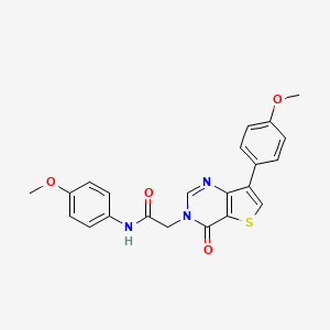 N-(4-methoxyphenyl)-2-[7-(4-methoxyphenyl)-4-oxothieno[3,2-d]pyrimidin-3(4H)-yl]acetamide