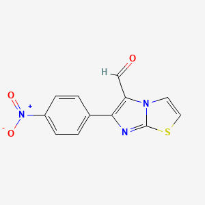 6-(4-Nitrophenyl)imidazo[2,1-b]thiazole-5-carboxaldehyde