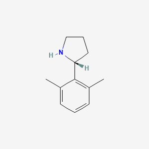 (2R)-2-(2,6-Dimethylphenyl)pyrrolidine