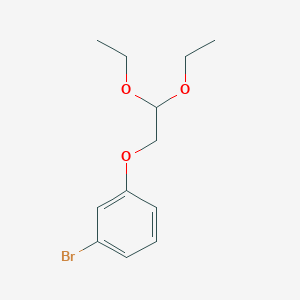molecular formula C12H17BrO3 B2575295 1-Bromo-3-(2,2-diethoxyethoxy)benzene CAS No. 204452-94-8