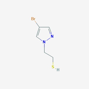 2-(4-Bromopyrazol-1-yl)ethanethiol