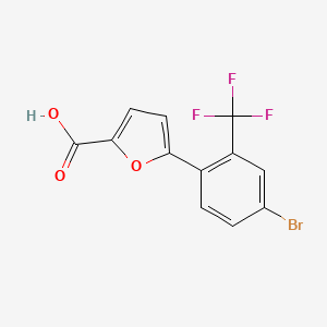5-[4-Bromo-2-(trifluoromethyl)phenyl]furan-2-carboxylic acid