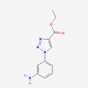 Ethyl 1-(3-aminophenyl)triazole-4-carboxylate