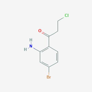 1-(2-Amino-4-bromophenyl)-3-chloropropan-1-one