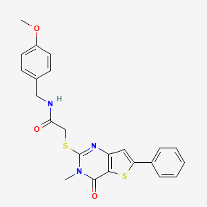 N-cyclohexyl-4-[2-(4-methoxyphenoxy)pyrimidin-5-yl]-N-methylbenzamide