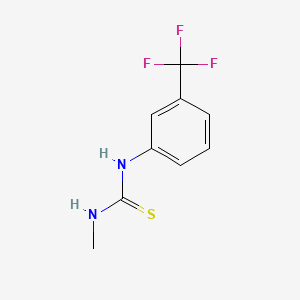 molecular formula C9H9F3N2S B2575426 1-甲基-3-[3-(三氟甲基)苯基]硫脲 CAS No. 72529-55-6