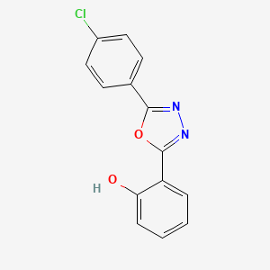 2-[5-(4-Chlorophenyl)-1,3,4-oxadiazol-2-yl]benzenol