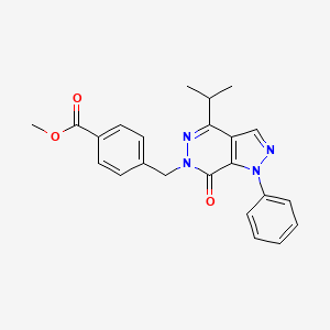 methyl 4-((4-isopropyl-7-oxo-1-phenyl-1H-pyrazolo[3,4-d]pyridazin-6(7H)-yl)methyl)benzoate