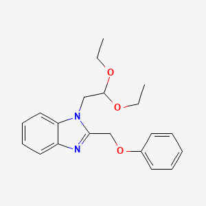 1-(2,2-Diethoxy-ethyl)-2-phenoxymethyl-1H-benzoimidazole