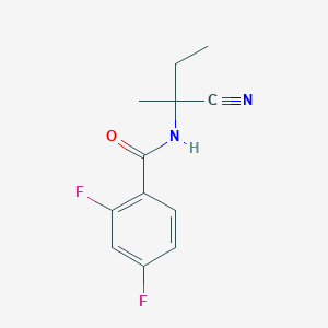 N-(1-cyano-1-methylpropyl)-2,4-difluorobenzamide