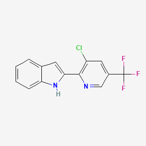 2-[3-chloro-5-(trifluoromethyl)pyridin-2-yl]-1H-indole