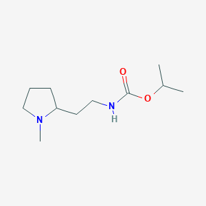 propan-2-yl N-[2-(1-methylpyrrolidin-2-yl)ethyl]carbamate