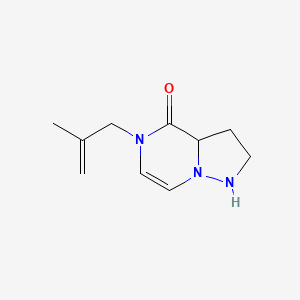 5-(2-methylprop-2-en-1-yl)-4H,5H-pyrazolo[1,5-a]pyrazin-4-one