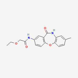 2-ethoxy-N-(8-methyl-11-oxo-10,11-dihydrodibenzo[b,f][1,4]oxazepin-2-yl)acetamide