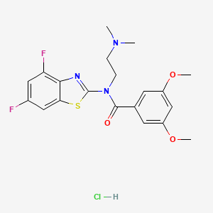 N-(4,6-difluorobenzo[d]thiazol-2-yl)-N-(2-(dimethylamino)ethyl)-3,5-dimethoxybenzamide hydrochloride