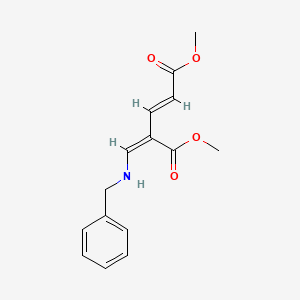 dimethyl (E,4Z)-4-[(benzylamino)methylidene]pent-2-enedioate