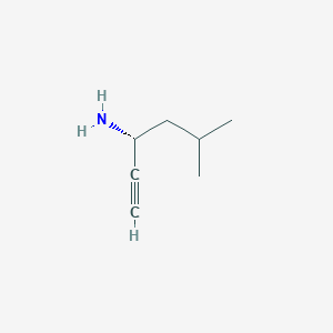 (3R)-5-Methylhex-1-yn-3-amine