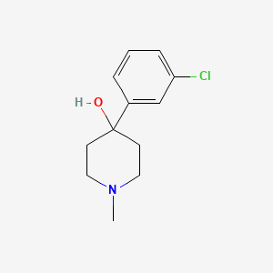 4-(3-Chlorophenyl)-4-hydroxy-1-methylpiperidine
