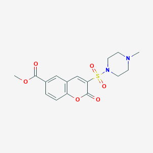 methyl 3-((4-methylpiperazin-1-yl)sulfonyl)-2-oxo-2H-chromene-6-carboxylate