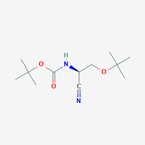 tert-Butyl (R)-(2-(tert-butoxy)-1-cyanoethyl)carbamate