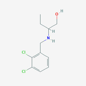 B2575622 2-[(2,3-Dichlorophenyl)methylamino]butan-1-ol CAS No. 893583-58-9