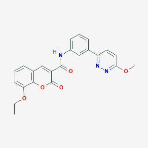 8-ethoxy-N-(3-(6-methoxypyridazin-3-yl)phenyl)-2-oxo-2H-chromene-3-carboxamide