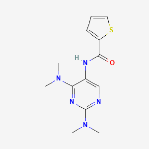 N-(2,4-bis(dimethylamino)pyrimidin-5-yl)thiophene-2-carboxamide