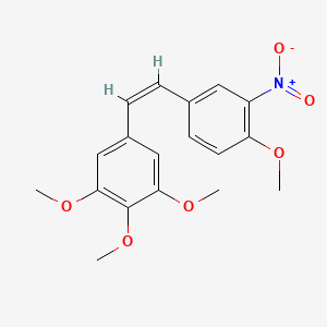 (Z)-1,2,3-trimethoxy-5-(4-methoxy-3-nitrostyryl)benzene