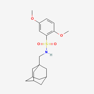 N-(1-Adamantylmethyl)-2,5-dimethoxybenzenesulfonamide