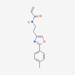 N-[2-[2-(4-Methylphenyl)-1,3-oxazol-4-yl]ethyl]prop-2-enamide