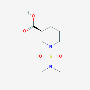 molecular formula C8H16N2O4S B2575683 Acide (3S)-1-(diméthylsulfamoyl)pipéridine-3-carboxylique CAS No. 1568072-68-3